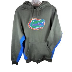Florida Gators Hoodie Mens M NCAA By KA Black Blue Oversized Embroidered Logo
